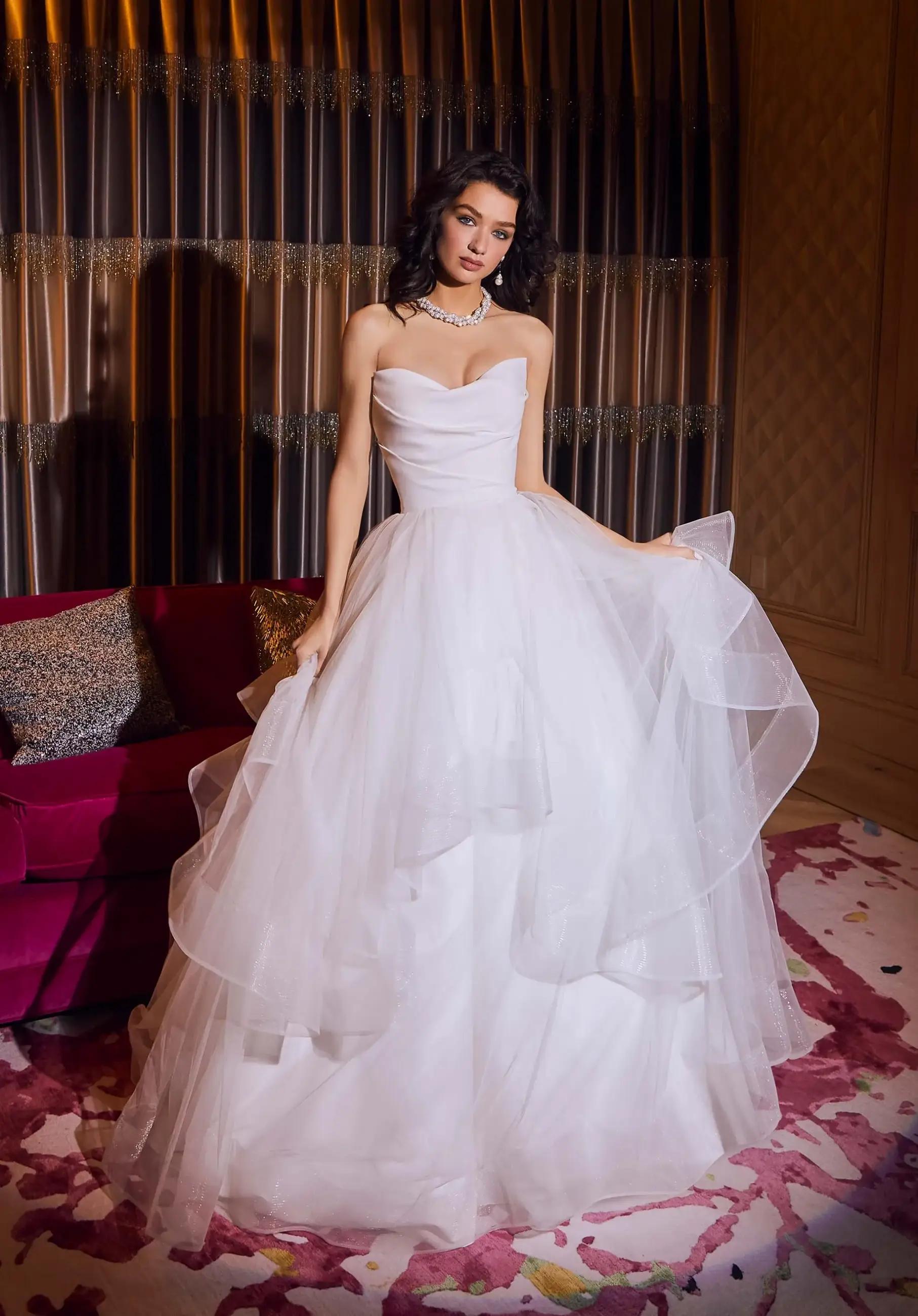 Model wearing a Ballgown gown