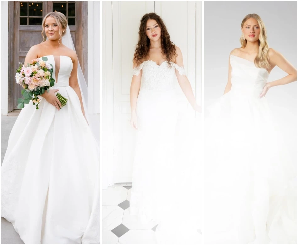 Photo of the bridal gowns - Mobile Image