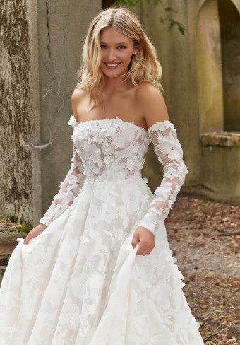 Morilee 4159 #1 Ivory/Prosecco/Honey thumbnail