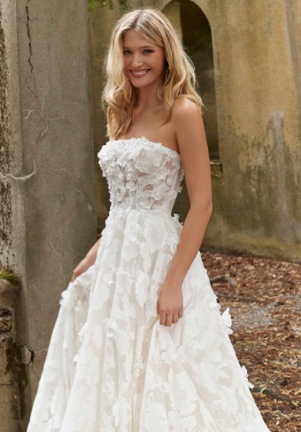 Morilee 4159 #4 Ivory/Prosecco/Honey thumbnail