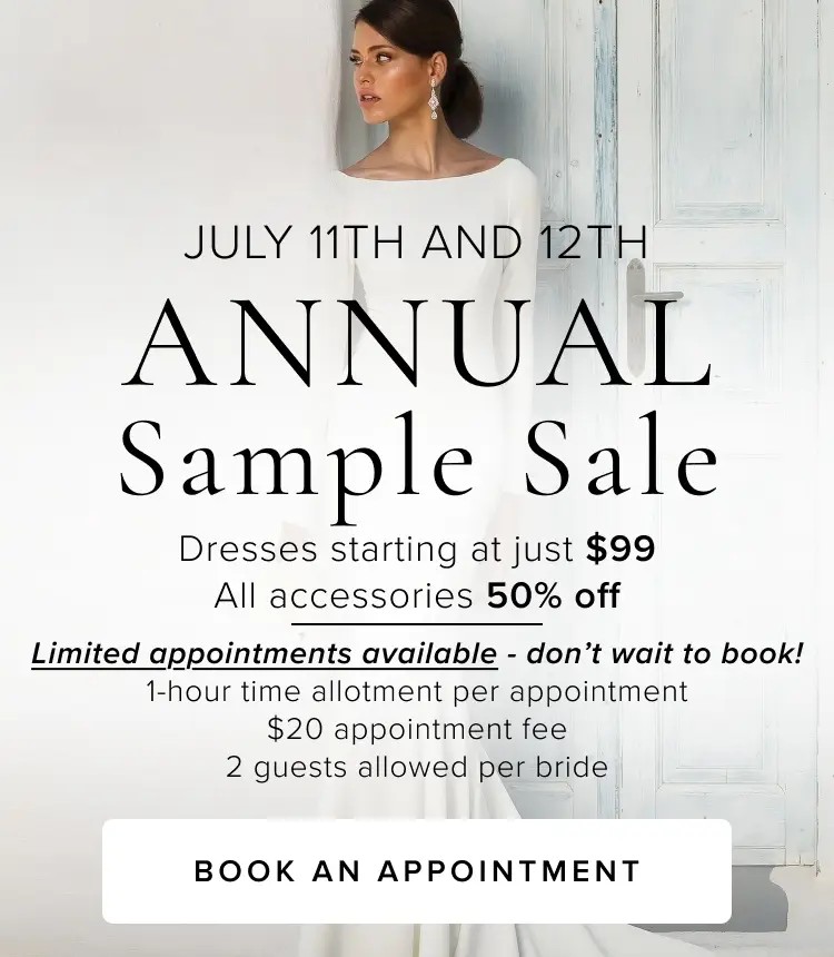 Annual Sample Sale Banner for Mobile