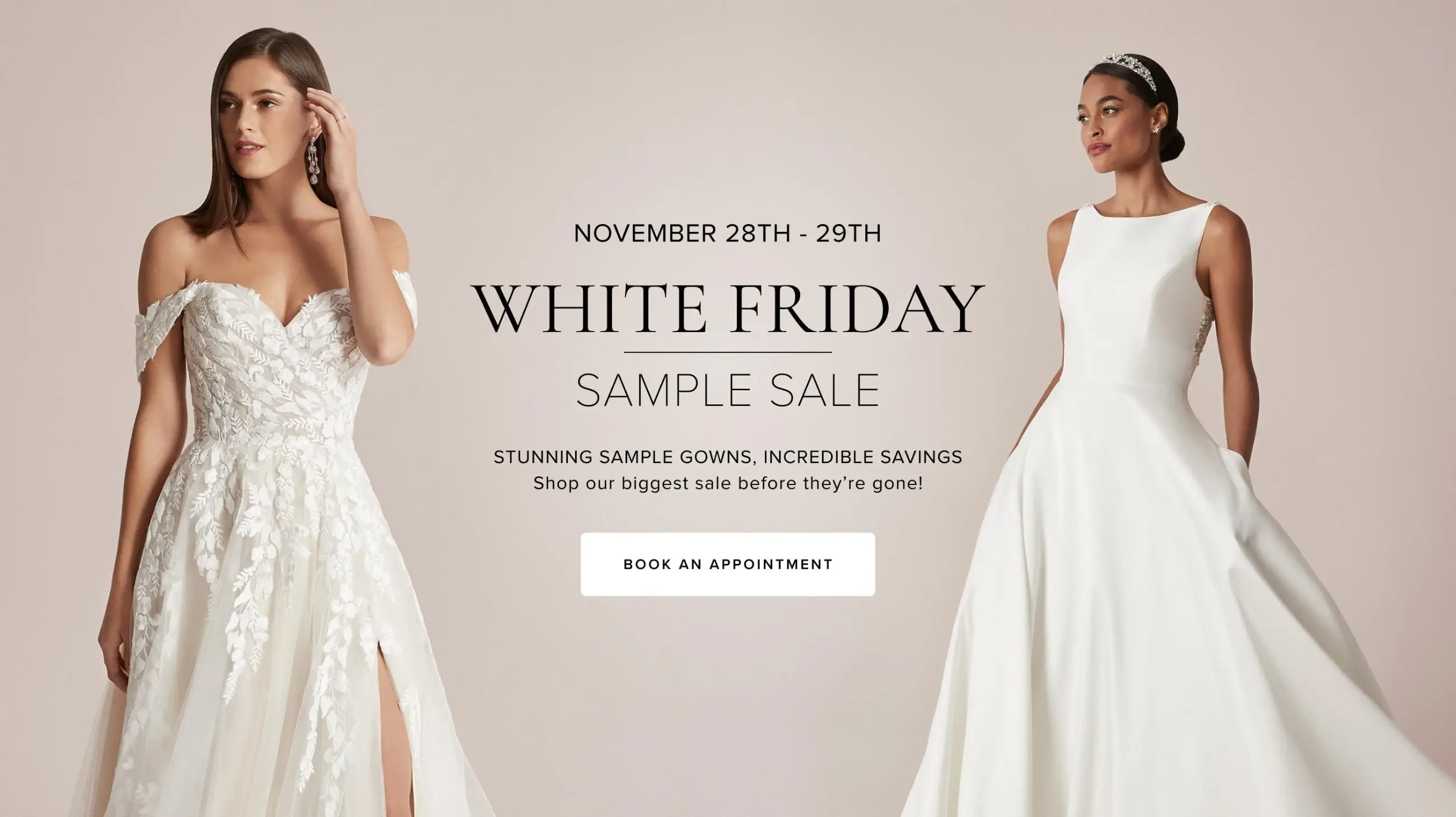 White Friday Sale Banner for Desktop